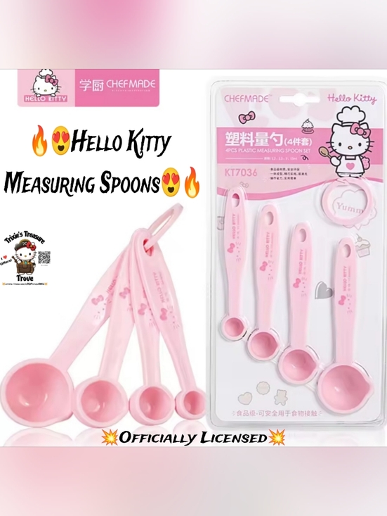Hello Kitty Other - EXCLUSIVE - Hello Kitty Officially Licensed Measuring Spoons Set